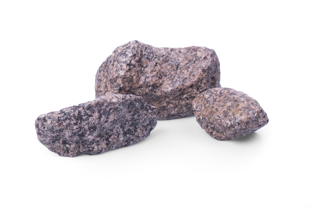 Gabionensteine - Granit GS rot 45-125 mm